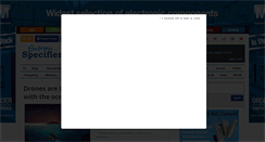 Desktop Screenshot of electronicspecifier.com